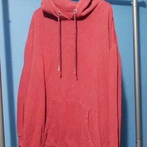 Men's red hoodie